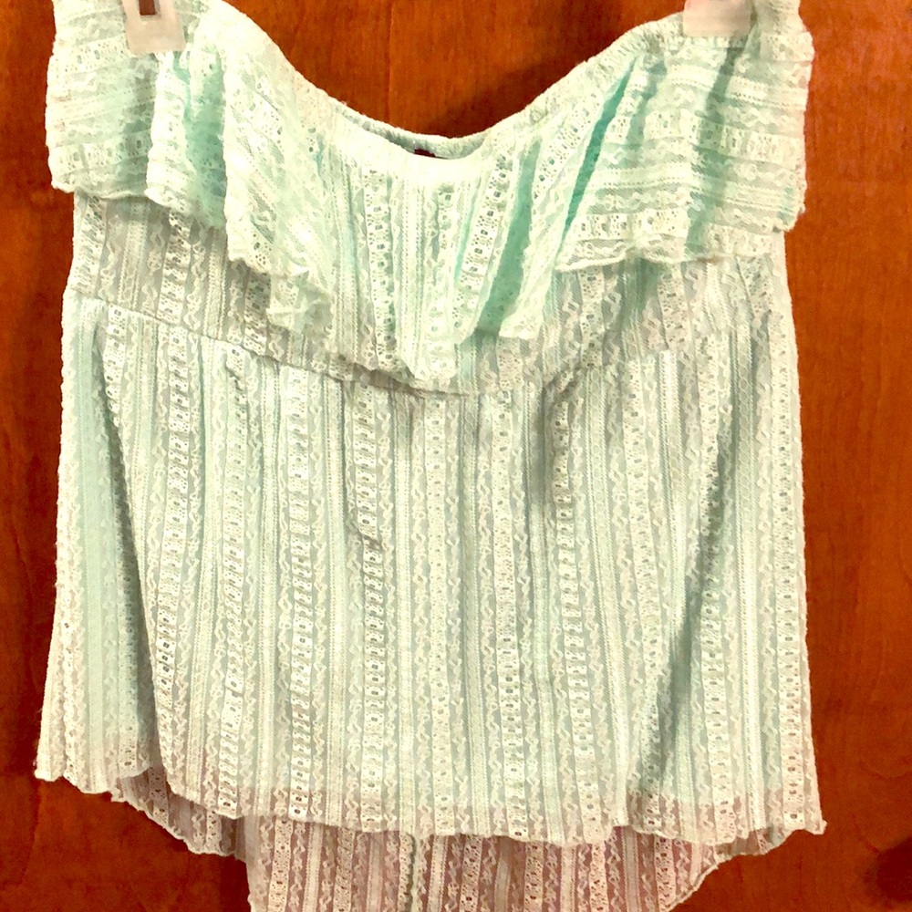 Ruffle tube top